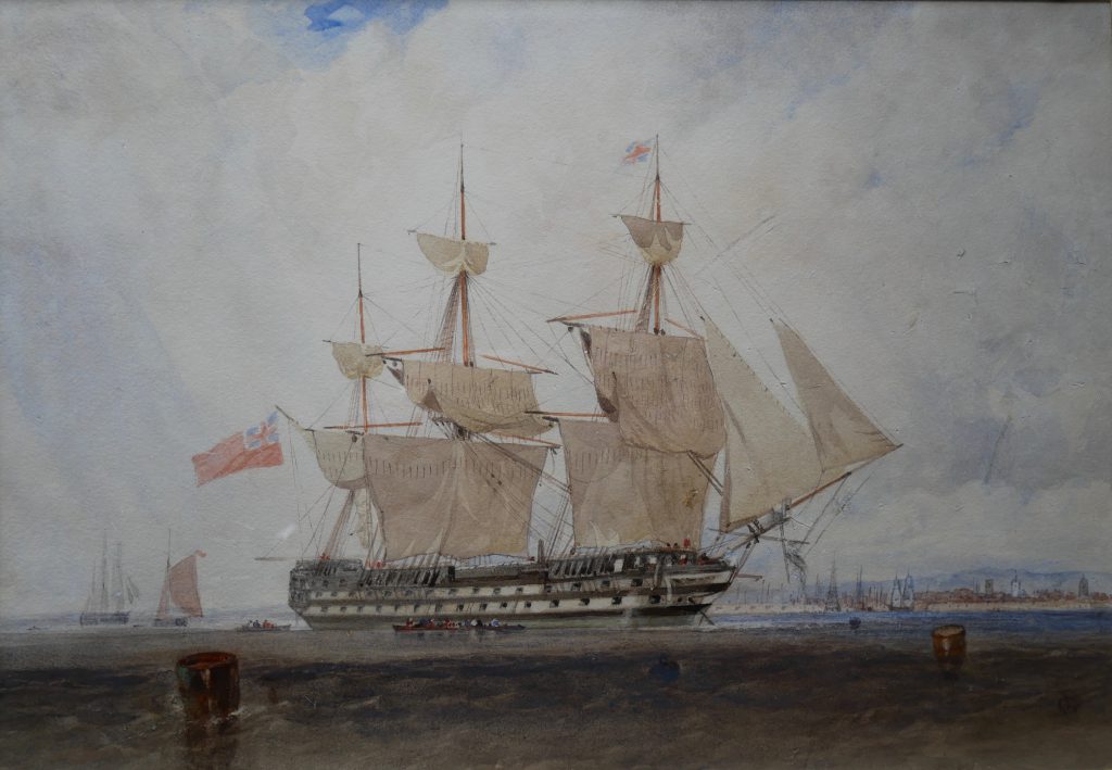Man O' War off Portsmouth Harbour